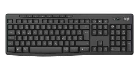 Logitech 920-012065 klawiatura Dołączona myszka Biuro RF Wireless + Bluetooth QWERTZ Niemiecki Grafitowy Logitech 920-012065 klawiatura Dołączona myszka Biuro RF Wireless + Bluetooth QWERTZ Niemiecki Grafitowy