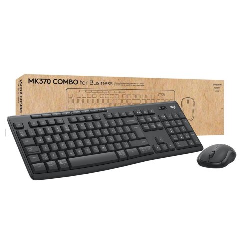 Logitech 920-012065 klawiatura Dołączona myszka Biuro RF Wireless + Bluetooth QWERTZ Niemiecki Grafitowy Logitech 920-012065 klawiatura Dołączona myszka Biuro RF Wireless + Bluetooth QWERTZ Niemiecki Grafitowy