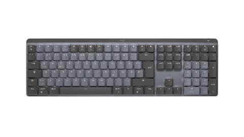 Logitech MX Mechanical klawiatura Biuro RF Wireless + Bluetooth QWERTZ Niemiecki Grafitowy, Szary Logitech MX Mechanical klawiatura Biuro RF Wireless + Bluetooth QWERTZ Niemiecki Grafitowy, Szary
