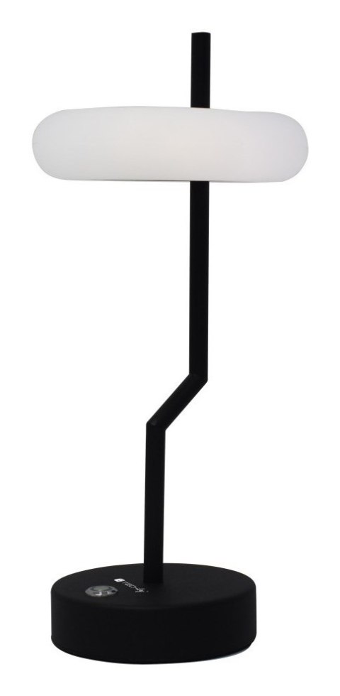 Techly I-LAMP-TABLE2 lampa stołowa Niewymienialne źródło światła 2 W LED Czarny, Biały