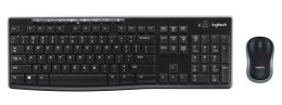 Zestaw klawiatura + mysz Logitech 920-004511 (USB (Radio 2.4 GHz); ukł.klaw.(DE); kolor czarny)