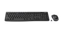 Zestaw klawiatura + mysz Logitech 920-004511 (USB (Radio 2.4 GHz); ukł.klaw.(DE); kolor czarny)