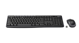 Zestaw klawiatura + mysz Logitech 920-004511 (USB (Radio 2.4 GHz); ukł.klaw.(DE); kolor czarny)