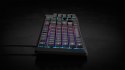 Klawiatura CORSAIR Tas K55 CORE BLACK RGB, Gumowa kopuła, Mechaniczna, USB