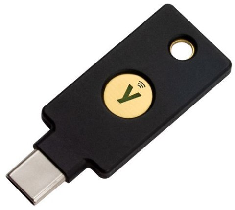 Klucz Sprzętowy Yubico YubiKey 5C NFC U2F FIDO Klucz Sprzętowy Yubico YubiKey 5C NFC U2F FIDO