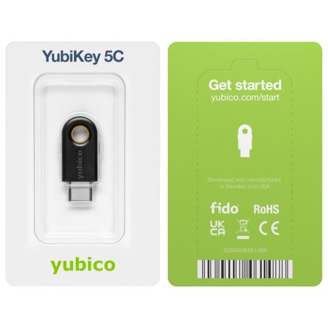 Klucz Sprzętowy Yubico YubiKey 5C U2F FIDO Klucz Sprzętowy Yubico YubiKey 5C U2F FIDO