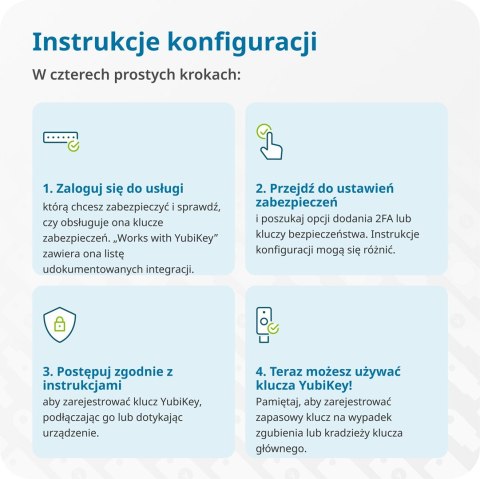 Klucz Sprzętowy Yubico YubiKey 5C U2F FIDO Klucz Sprzętowy Yubico YubiKey 5C U2F FIDO