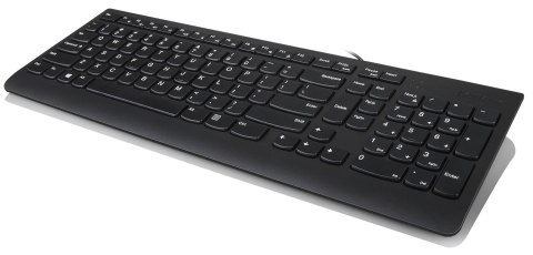 Lenovo 300 klawiatura Dołączona myszka Uniwersalne USB QWERTY US English Czarny