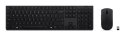 Lenovo 4X31K03968 klawiatura Dołączona myszka Biuro RF Wireless + Bluetooth US English Szary