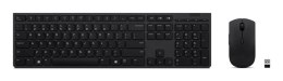 Lenovo 4X31K03968 klawiatura Dołączona myszka Biuro RF Wireless + Bluetooth US English Szary