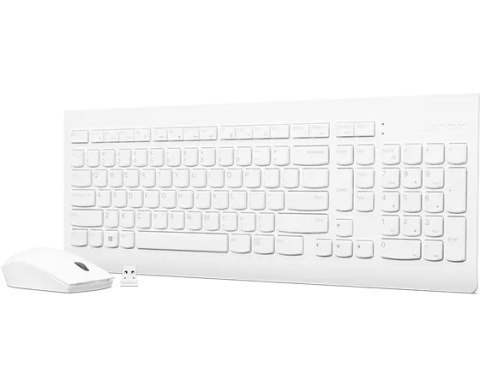 Lenovo | Bezprzewodowa klawiatura i mysz Combo | 510 | Biały | Kombinacja klawiatury i myszy | Łączność bezprzewodowa 2,4 GHz pr Lenovo | Bezprzewodowa klawiatura i mysz Combo | 510 | Biały | Kombinacja klawiatury i myszy | Łączność bezprzewodowa 2,4 GHz pr