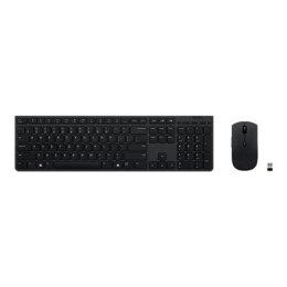 Lenovo | Profesjonalna bezprzewodowa ładowalna klawiatura i mysz combo | Zestaw klawiatury i myszy | Bezprzewodowy | Mysz w zest