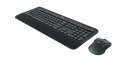 Logitech Advanced MK545 klawiatura Dołączona myszka Biuro RF Wireless QWERTY Amerykański międzynarodowy Czarny