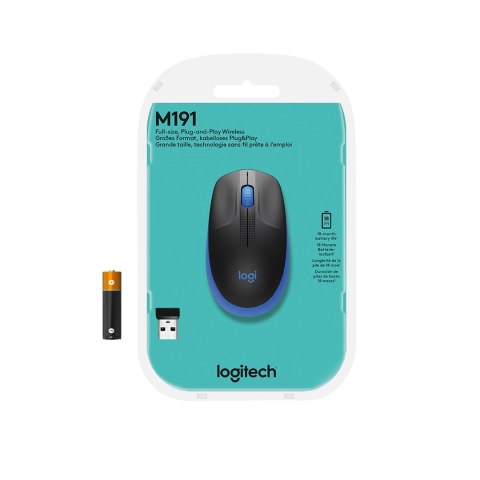 Logitech M190 myszka RF Wireless Optyczny 1000 DPI Oburęczny Logitech M190 myszka RF Wireless Optyczny 1000 DPI Oburęczny