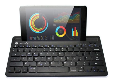 Techly ICTBK102U klawiatura Uniwersalna Bluetooth QWERTY Angielski Czarny