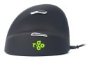 Ergonomiczna mysz R-Go HE leworęczna USB czarna/srebrna