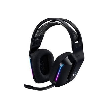 Logitech G G733 Zestaw słuchawkowy Bezprzewodowy Opaska na głowę Gaming Czarny Logitech G G733 Zestaw słuchawkowy Bezprzewodowy Opaska na głowę Gaming Czarny