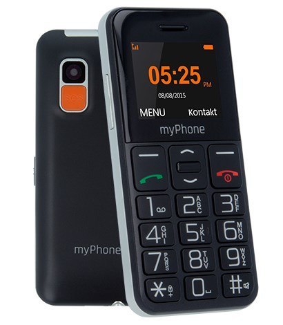MyPhone Halo Easy 4,32 cm (1.7") 70 g Czarny, Szary Telefon dla początkujących MyPhone Halo Easy 4,32 cm (1.7") 70 g Czarny, Szary Telefon dla początkujących
