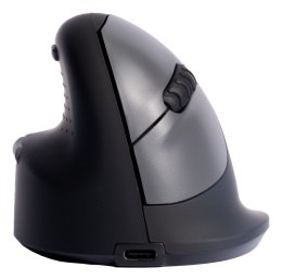 R-Go Pele HE ergonomiczna myszka lewa Bluetooth sidabrina