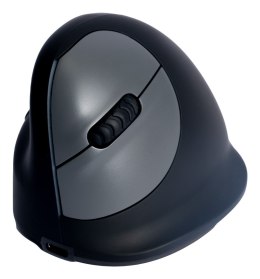 R-Go Pele HE ergonomiczna myszka lewa Bluetooth sidabrina
