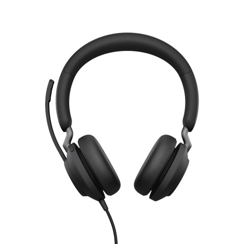 Słuchawki nauszne Jabra Evolve2 40 SE MS Stereo, USB-C, czarne Słuchawki nauszne Jabra Evolve2 40 SE MS Stereo, USB-C, czarne