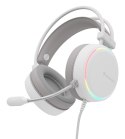 Słuchawki/zestaw słuchawkowy GENESIS NSG-2308 Przewodowa Opaska na głowę Gaming USB Typu-A Biały