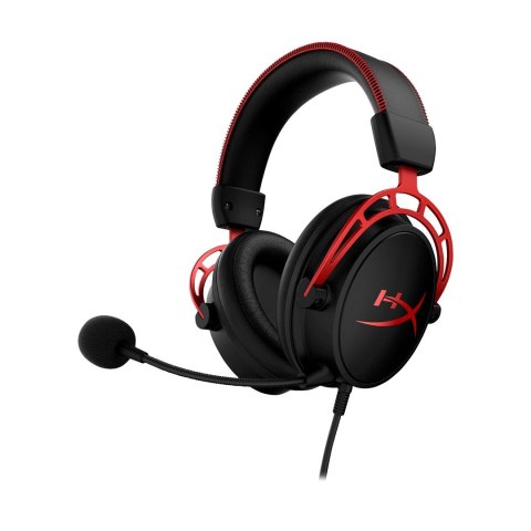 Zestaw słuchawkowy do gier HyperX Cloud Alpha czarno-czerwony, Przewodowy, 13 - 27000 Hz, Gaming, 298 g, Czerwony Zestaw słuchawkowy do gier HyperX Cloud Alpha czarno-czerwony, Przewodowy, 13 - 27000 Hz, Gaming, 298 g, Czerwony