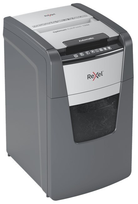 Rexel Niszczarka Optimum AutoFeed+ 130M, (P-5), 130 kartek, 44 l kosz Rexel Niszczarka Optimum AutoFeed+ 130M, (P-5), 130 kartek, 44 l kosz