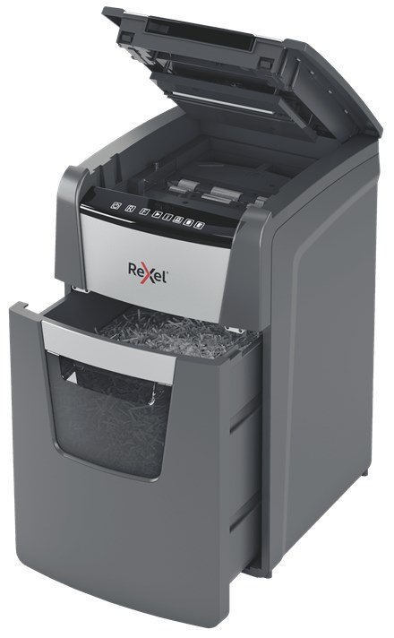 Rexel Niszczarka Optimum AutoFeed+ 130M, (P-5), 130 kartek, 44 l kosz Rexel Niszczarka Optimum AutoFeed+ 130M, (P-5), 130 kartek, 44 l kosz