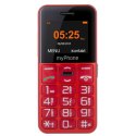 MyPhone Halo Easy 4,32 cm (1.7") 70 g Szary, Czerwony Telefon dla początkujących