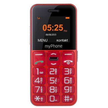 MyPhone Halo Easy 4,32 cm (1.7") 70 g Szary, Czerwony Telefon dla początkujących MyPhone Halo Easy 4,32 cm (1.7") 70 g Szary, Czerwony Telefon dla początkujących