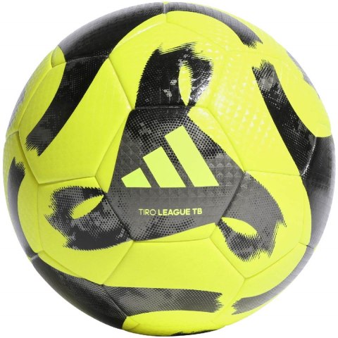 Piłka nożna Adidas Tiro League Thermally Bonded żółto-czarna HZ1295 5