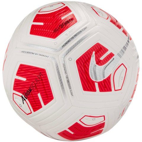 Piłka nożna Nike Strike Team 290 g Junior biało-czerwona CU8062 100 5 Piłka nożna Nike Strike Team 290 g Junior biało-czerwona CU8062 100 5
