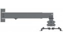 Uchwyt do projektora MANHATTAN 461207 43-65cm sufitowy ścienny regulowany