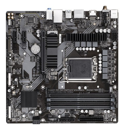 GIGABYTE B760M DS3H AX DDR4 płyta główna Intel B760 Express LGA 1700 micro ATX