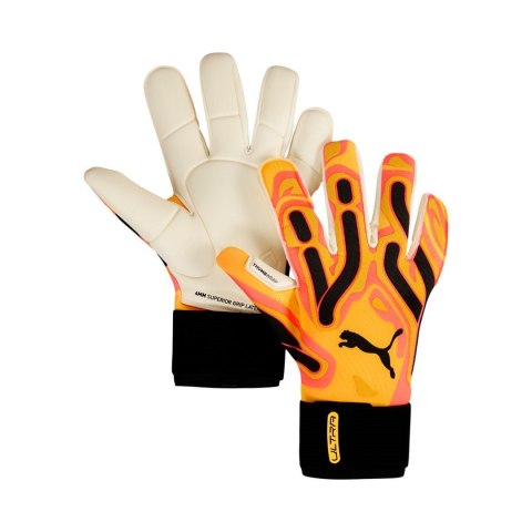 Rękawice bramkarskie Puma Ultra Ultimate Hybrid Sun pomarańczowe 41858 09 11 Rękawice bramkarskie Puma Ultra Ultimate Hybrid Sun pomarańczowe 41858 09 11
