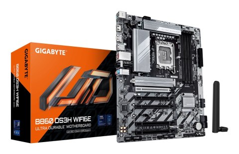 GIGABYTE B860 DS3H WIFI6E płyta główna Intel B860 LGA 1851 (Socket V1) ATX