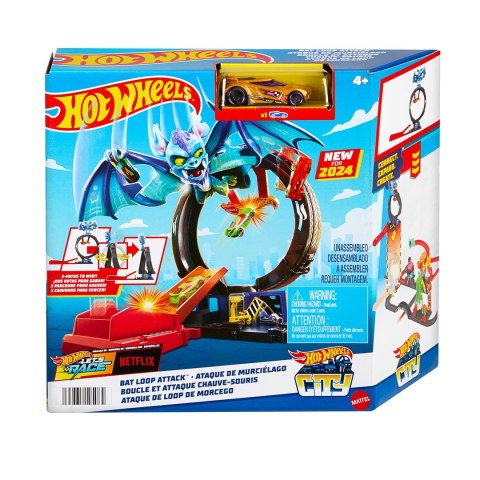 Hot Wheels City Pętla nietoperza HTN78 MATTEL
