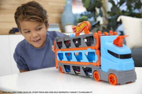 Hot Wheels City Wyscigowy Transporter 2W1 Gvg37 Hot Wheels City Wyscigowy Transporter 2W1 Gvg37