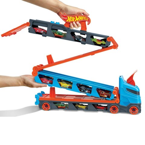 Hot Wheels City Wyscigowy Transporter 2W1 Gvg37 Hot Wheels City Wyscigowy Transporter 2W1 Gvg37