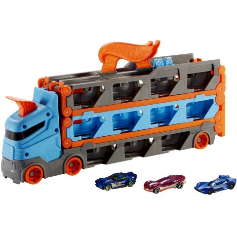 Hot Wheels City Wyscigowy Transporter 2W1 Gvg37 Hot Wheels City Wyscigowy Transporter 2W1 Gvg37