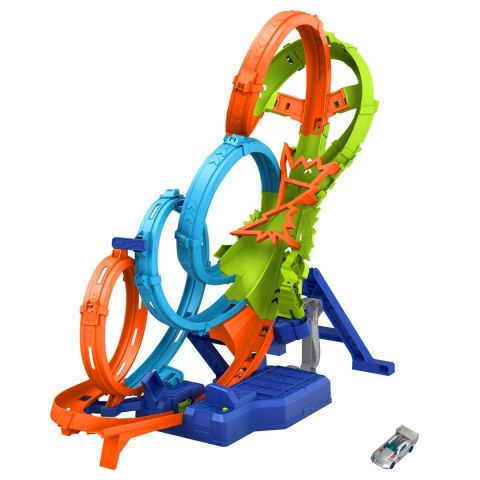 Hot Wheels HXR70 Poczwórna pętla kraks Hot Wheels HXR70 Poczwórna pętla kraks