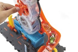 Hot Wheels Wyścigowy warsztat opon Zestaw HDP02 MATTEL