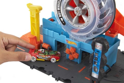 Hot Wheels Wyścigowy warsztat opon Zestaw HDP02 MATTEL Hot Wheels Wyścigowy warsztat opon Zestaw HDP02 MATTEL