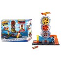 Hot Wheels Wyścigowy warsztat opon Zestaw HDP02 MATTEL