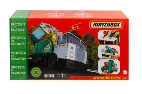 Matchbox Śmieciarka do recyklingu HHR64 Matchbox Śmieciarka do recyklingu HHR64