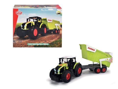 Traktor z przyczepą 64cm CLAAS FARM DICKIE