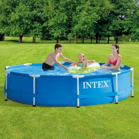 Basen Intex 28200NP zewnętrzny naziemny ramowy okrąg 4485L Niebieski Basen Intex 28200NP zewnętrzny naziemny ramowy okrąg 4485L Niebieski