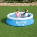 Bestway 57392 basen zewnętrzny naziemny Basen nadmuchiwany W kształcie okręgu 940 l Niebieski