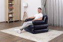Bestway 75114/23 nadmuchiwane krzesło do salonu Czarny
